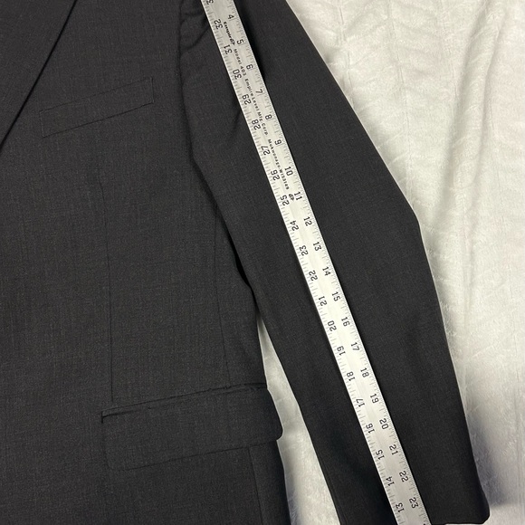 Men’s suit jacket 44R Pronto Uomo dark gray - Picture 6 of 10